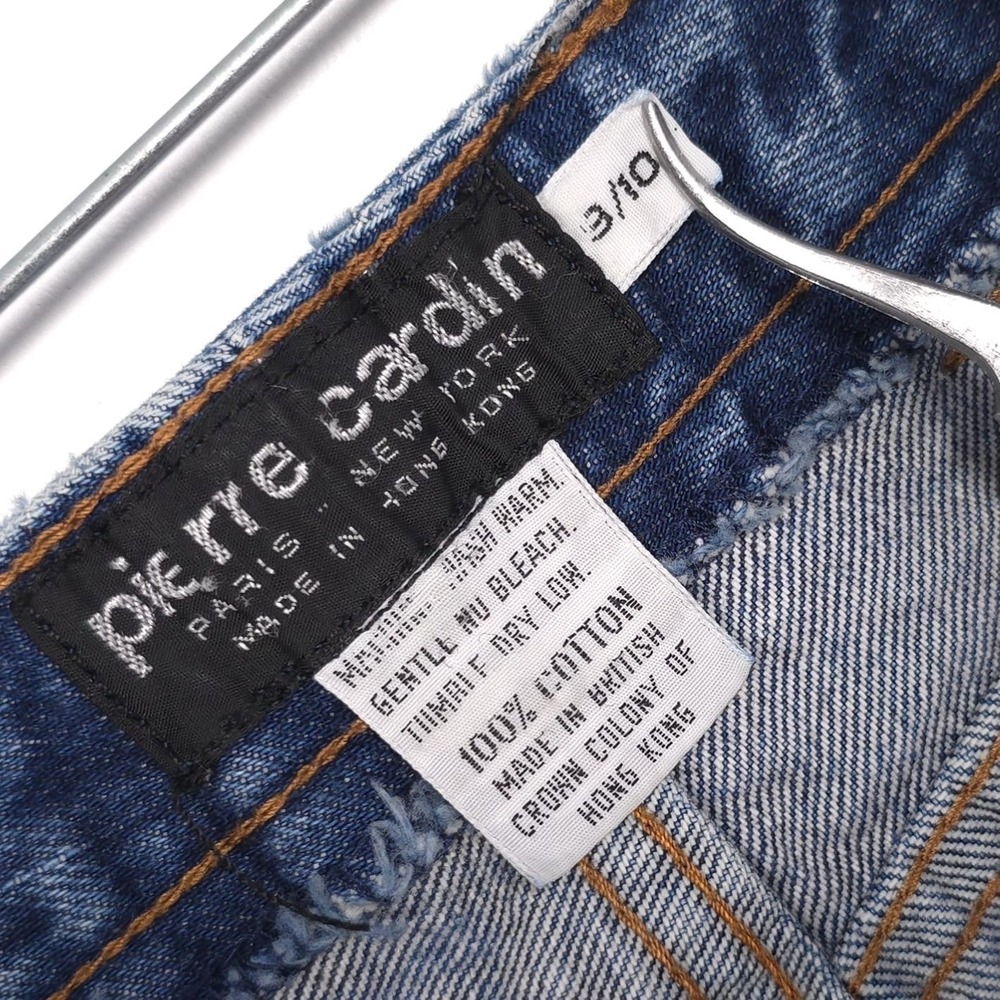 Vintage PIERRE CARDIN Women's Jeans 9/10 British Made Crown Colony of Hong Kong - Picture 2 of 10